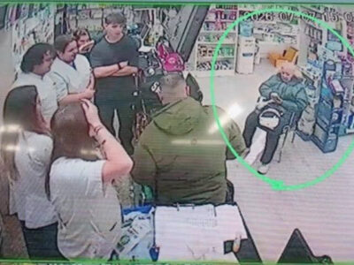 L señora en la farmacia. Fuente: Infobae